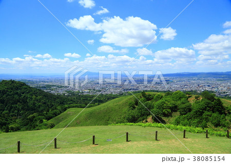 新緑の若草山山頂 新緑の若草山山頂 38085154