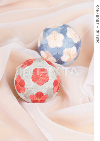 花柄の手まり 38087465