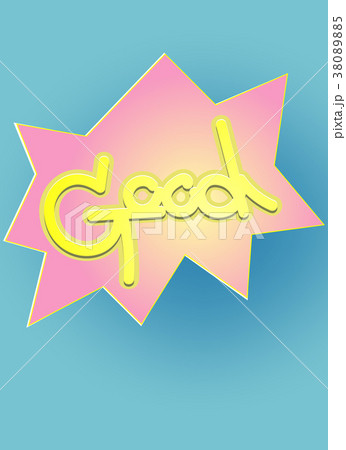 Paper art of good typography.vector illustration Paper art of good typography.vector illustration 38089885