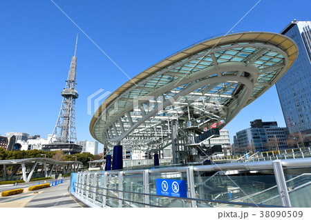 名古屋都市風景・オアシス21とテレビ塔 38090509