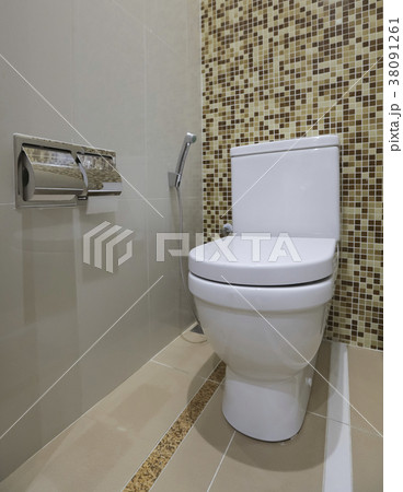 Close up of urinals men toilet 38091261