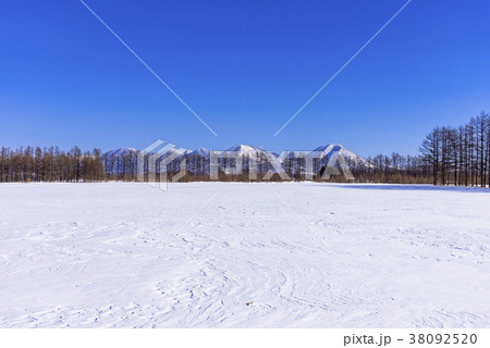 十勝地方の雪景色 十勝地方の雪景色 38092520