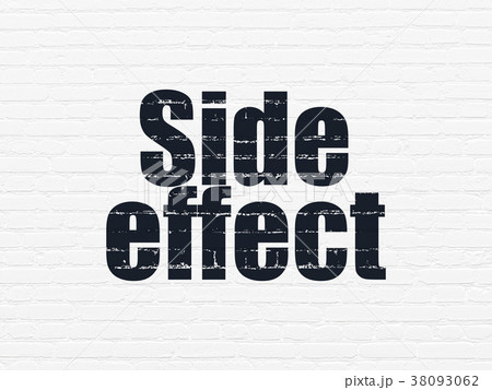 Healthcare concept: Side Effect on wall background 38093062