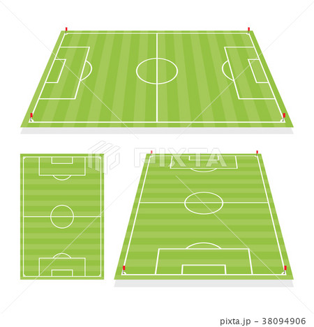 Soccer field collection. Perspective elements 38094906