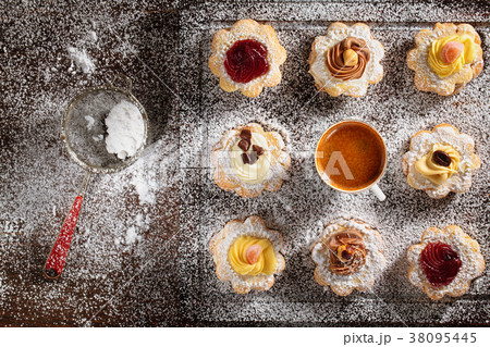 Assorted small cookies . Assorted small cookies . 38095445