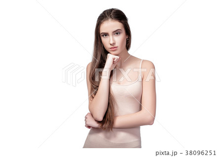 portrait of beautiful happy woman 38096251