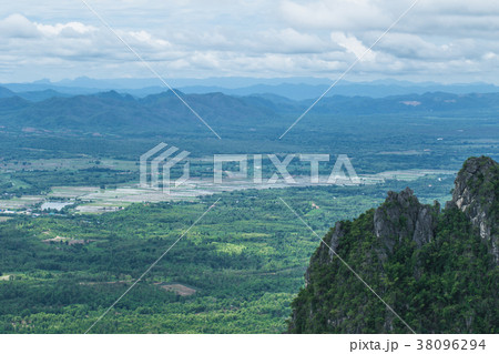 Hill mountain view countryside landscape Lampang 38096294