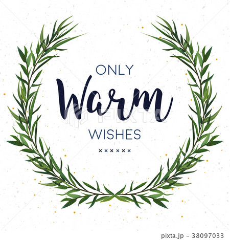 Vector floral greeting card design with leaves Vector floral greeting card design with leaves 38097033