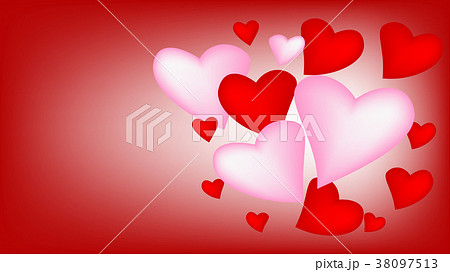 Heart illustration and pastel background. 38097513