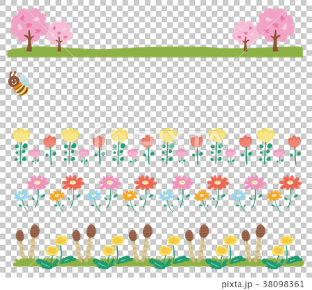 Illustration Frame Of Spring Decoration Frame Stock Illustration