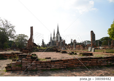 タイ王国　アユタヤ遺跡 38098482