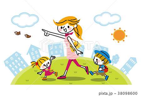 ママとお出掛け 38098600