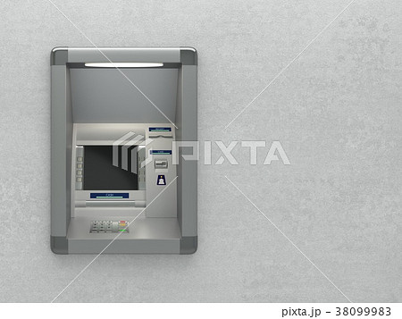 Atm machine on wall 38099983