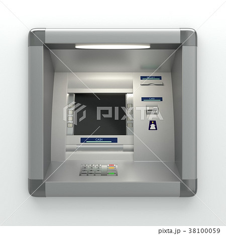 Atm machine on wall 38100059