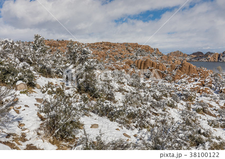 Winter Landscape at Watson Lake Prescott Arizona 38100122