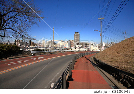 耳をすませば の舞台聖蹟桜ヶ丘 いろは坂の写真素材