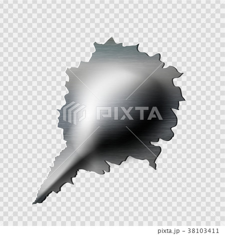 ragged bullet Hole torn in ripped metal 38103411
