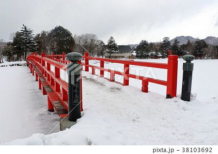 赤城神社の啄木鳥橋 赤城神社の啄木鳥橋 38103692