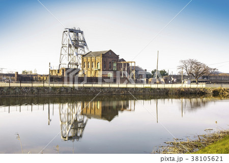 世界文化遺産の三池炭鉱万田坑跡  38105621