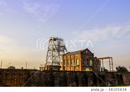 世界文化遺産の三池炭鉱万田坑跡 世界文化遺産の三池炭鉱万田坑跡 38105638