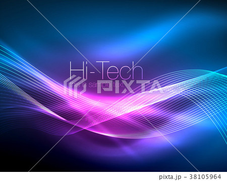 Neon smoke waves Neon smoke waves 38105964