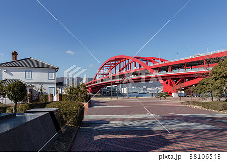 神戸みなと異人館。旧ヘイガー邸。神戸大橋。 神戸みなと異人館。旧ヘイガー邸。神戸大橋。 38106543