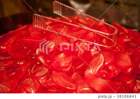 tranditional candies in confectionery store 38106843