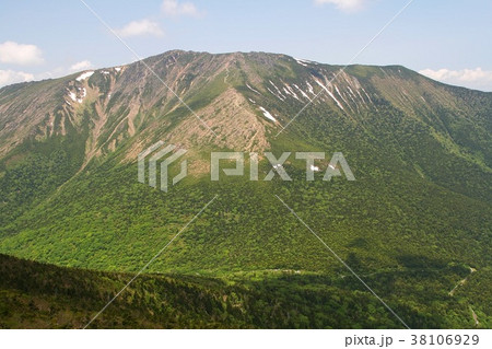 薬師岳からの早池峰山 薬師岳からの早池峰山 38106929