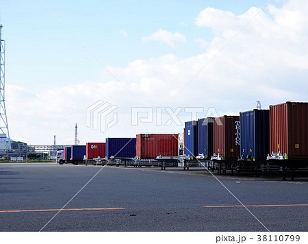 輸出入コンテナヤード 輸出入コンテナヤード 38110799