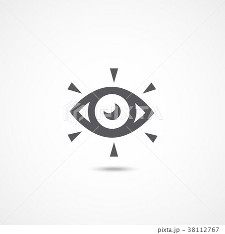 Vision icon on white 38112767