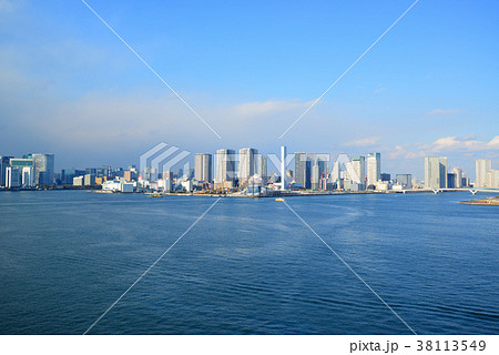 レインボーブリッジと東京湾 レインボーブリッジと東京湾 38113549