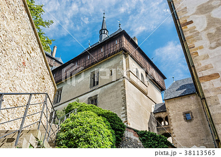 Karlstejn is a large gothic castle, Czech republic Karlstejn is a large gothic castle, Czech republic 38113565