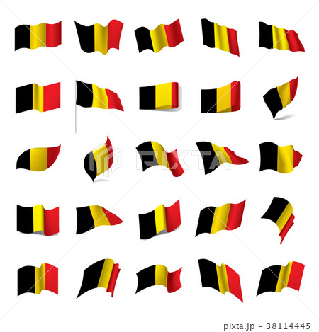 Flag of Belgium, Vector illustration 38114445