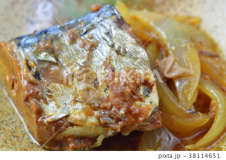サバ缶と玉ねぎの煮物 サバ缶と玉ねぎの煮物 38114651