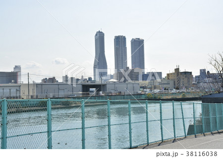 【大阪 西九条】住宅街の都市風景 【大阪 西九条】住宅街の都市風景 38116038