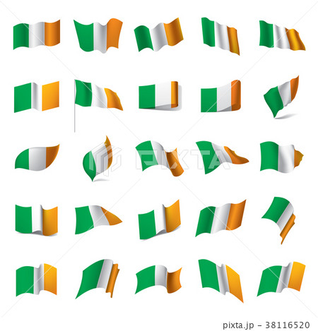 Ireland flag, vector illustration Ireland flag, vector illustration 38116520