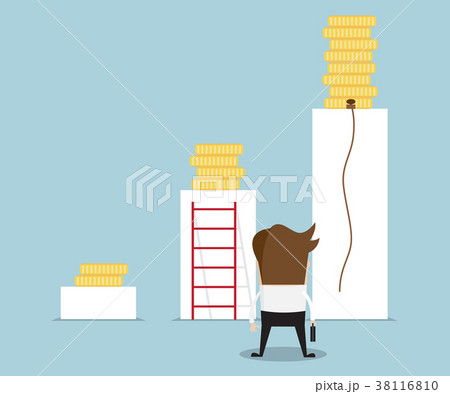 businessman standing to choose way to money businessman standing to choose way to money 38116810