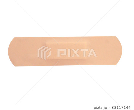 Adhesive plaster isolated on white background 38117144