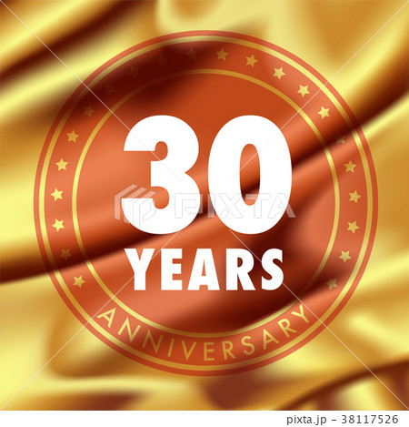 30 years anniversary vector icon, logo 38117526