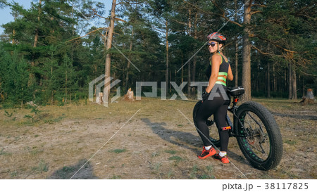Fat bike also called fatbike or fat-tire bike in 38117825