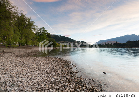 Wakatipu water lake in Queen Town Wakatipu water lake in Queen Town 38118738
