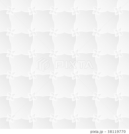 White Flora Trellis Texture 38119770