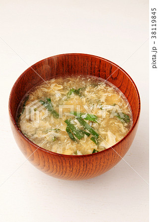 ニラのかきたま汁 38119845