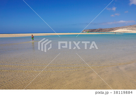 Jandia beach Risco el Paso Fuerteventura at Canary 38119884