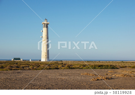 Lighthouse on Morro Jable beach on Jandia 38119928
