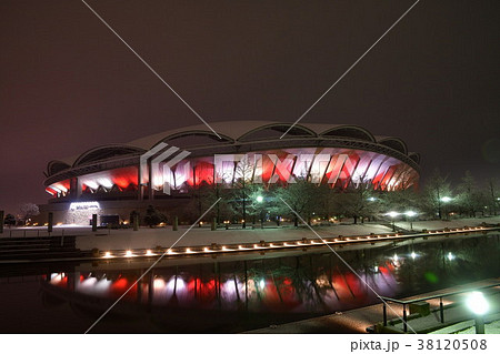 冬のビッグスワンライトアップ（新潟県） 38120508