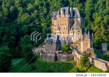 Burg Eltz castle in Rhineland-Palatinate, Germany. Burg Eltz castle in Rhineland-Palatinate, Germany. 38120626