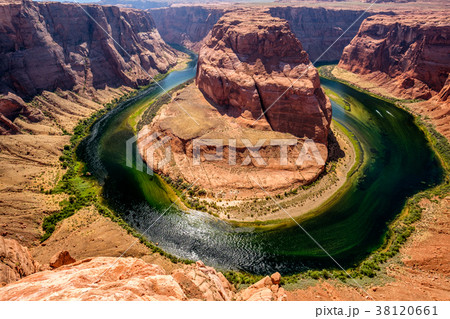 Horseshoe Bend on Colorado River 38120661