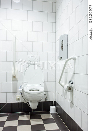 an disabled toilet an disabled toilet 38120977