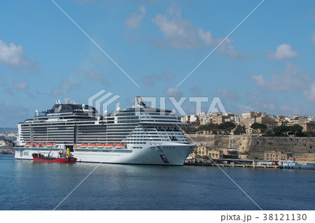 MSC Meraviglia at Port of Valletta, Malta MSC Meraviglia at Port of Valletta, Malta 38121130